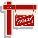 sold sign icon